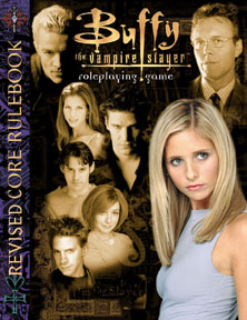 Cover art of Buffy the Vampire Slayer role-playing game.